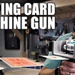 PLAYING CARD MACHINE GUN- Card Throwing Trick Shots