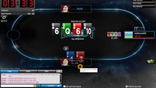 888 Poker Blast $1 SNG- Support Tip