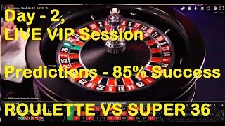 DAY 2 – VIP Members WIN BIG! Live Roulette Predictions (85% Success)