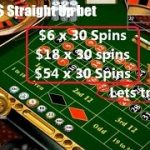 Roulette strategy with 2 bet unit placed on straight up number, with a 30 spins betting system.