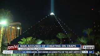 Luxor gambler caught cheating at craps