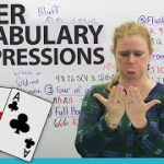 Learn English – Vocabulary & Expressions for POKER and other card games