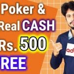 Play Poker Online and Win Real Money in India at Adda52.com | Get 500 Bonus Now