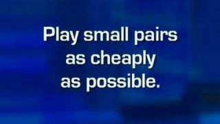 Expert Insight Poker Tip: Playing Small Pocket Pairs