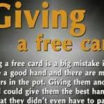 Texas Holdem – the free card