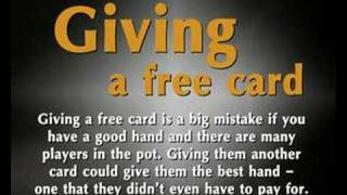 Texas Holdem – the free card