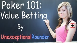 Value Betting Lesson – Texas Holdem Poker Strategy – Online Hold em Poker Coaching