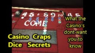 Craps Hacking| Casino Craps , Dice Secrets | What They Don’t Want You To Know