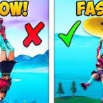 *NEW META* HOW TO LAND FAST IN SEASON 9! – Fortnite Funny Fails and WTF Moments! #554