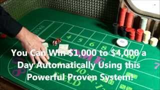 Win $4,000 a Day Without Fail With Power Craps!