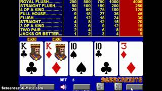 Video Poker Strategy – Thoughts and Reflections