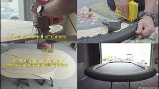 How to Build a Pro Poker Table Cheap – DIY – Every Step Included!