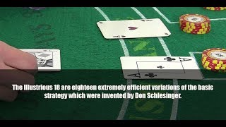 Blackjack Card Counting H17 Illustrious 18 Basic Strategy deviations flash card practice