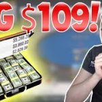 BIG HAND on the  Big $109 – FINAL TABLE Bubble!