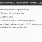 Hands – On Reinforcement Learning with Python: Running Blackjack Envt From OpenAI Gym| packtpub.com