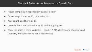 Hands – On Reinforcement Learning with Python: Running Blackjack Envt From OpenAI Gym| packtpub.com