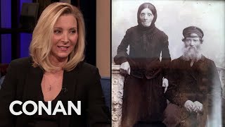 Lisa Kudrow’s Great Great Great Grandparents Did Not Age Well – CONAN on TBS
