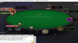 [THT Texas Holdem] $100k Play Money Sit And Go – Played Twice – Played Well, But Lost!