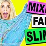 Mixing And Unboxing Fans Slime! (DIY Slime, Fluffy Slime, Crunchy Slime, NO BORAX)