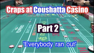 Real Craps Game at Coushatta Casino, Part 2 of 2