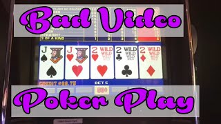 New Bad Video Poker Strategy @ Empire City (Gambling Vlog)