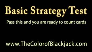 Blackjack Basic Strategy Test