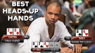 TOP 5 BEST HEADS UP POKER HANDS TELEVISED!
