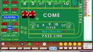 My Craps Game Winning Lesson 3 – Come Bets
