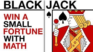 Win a SMALL fortune with counting cards-the math of blackjack & Co.