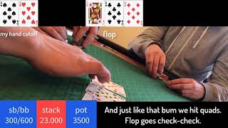 Poker Vlog 17. Tournament poker. Learn poker. Mihael Korica.