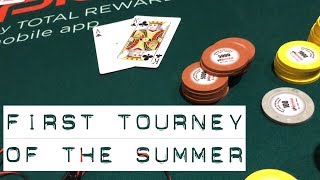 First Poker Tourney of the Summer + TIPS & and first CASH! | WSOP 2017 VLOG