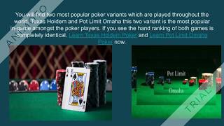 Texas Holdem Vs Pot Limit Omaha Poker | Learn Texas Holdem | Learn PLO