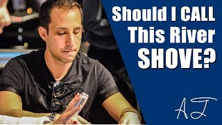 Should I Call This River Shove? (Online Poker Strategy – Hand of the Day)