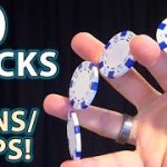 10 Best COIN & Poker Chip TRICKS! (How to Tutorials)