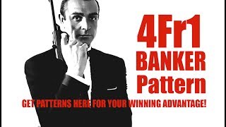 Baccarat winning pattern – Learn how to use a 4Fr1 Banker pattern!