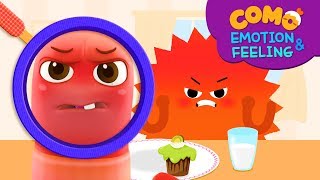 Emotion & Feeling with Como | Learn emotion | Angry 3 | Cartoon video for kids | Como Kids TV
