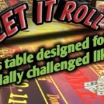 My craps table setup – This craps table build works great for my small space.
