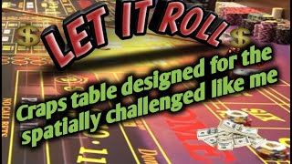 My craps table setup – This craps table build works great for my small space.