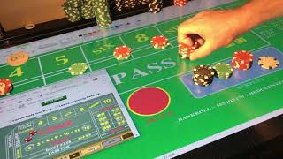 Craps Hedge2invest 555 Strategy (Round 1)