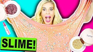 DIY Giant Metallic Slime Out Of MakeUp! Learn how to make fluffy, butter, holographic