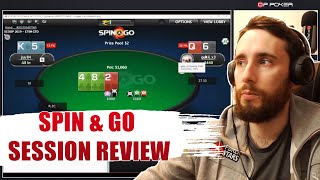 SPIN & GO Session Review no.1! Spin & Go Strategy