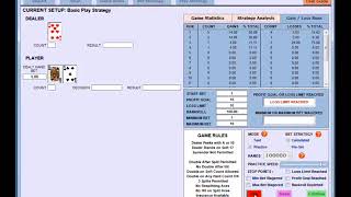 Blackjack Strategy and System Simulator