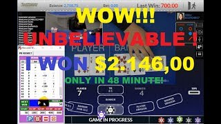 WOW !!! YOU MUST WATCH THIS !! THE POWERFULL SOFTWARE BACCARAT PREDICTOR