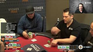 Poker Strategy Bart Hanson Bets Super Thin For Value in a 4 bet Pot!