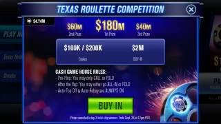 Texas roulette WSOP 100k/200k. All in $2M 23/09/2016