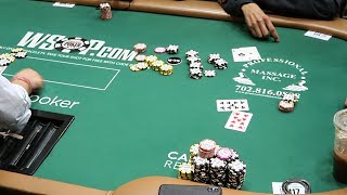 WSOP Money Bubble and we’re dealt ACES!