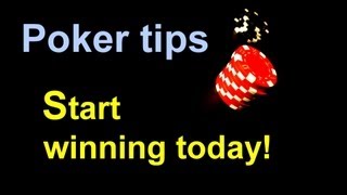 Poker tips