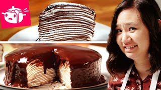 I Tried To Make This Chocolate Crepe Cake