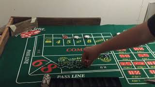 Craps strategy using all hop bets, 6,7,8