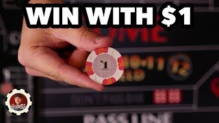 Winning Craps Strategy with a $1 Risk